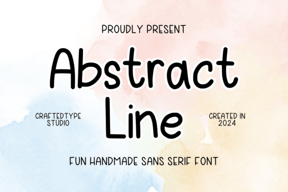 Abstract Line: The Sweet Sans Serif Typeface