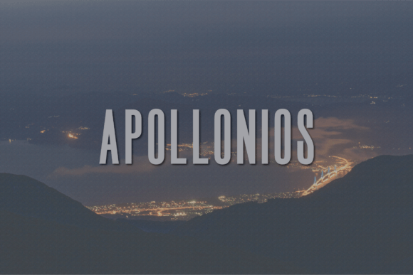 Apollonios Typeface for Modern Crafters
