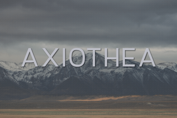 Axiothea Typeface for Modern Branding