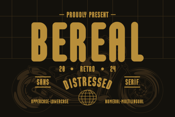 Bereal: A Retro Bold Sans Serif Font for Branding