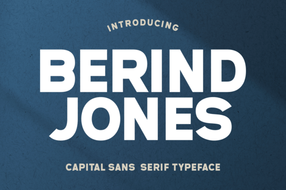 Berind Jones Font for Modern Maker Branding