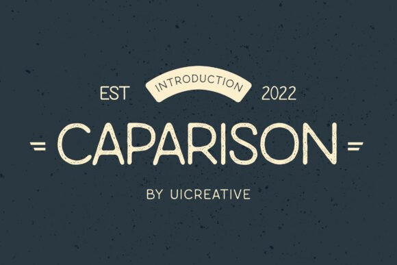 Caparison Font: Elevating Small Business Branding