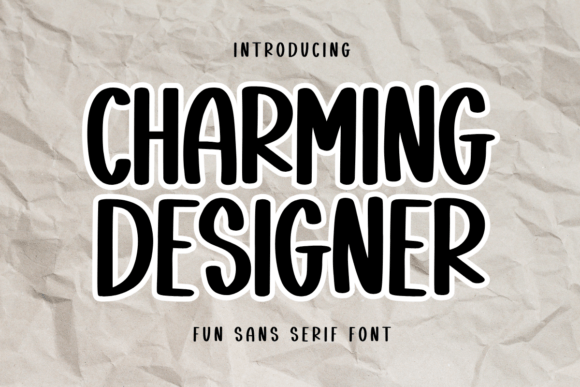 Charming Designer Font for Playful Web Layouts