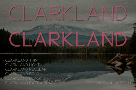 Clarkland Typeface for Modern Digital Branding