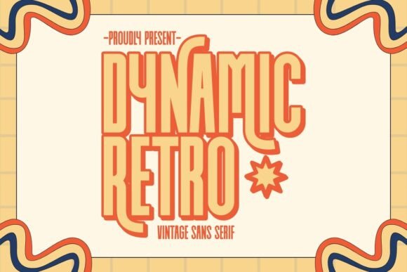 Dynamic Retro: A Vintage Sans Serif Typeface for Editorial Design
