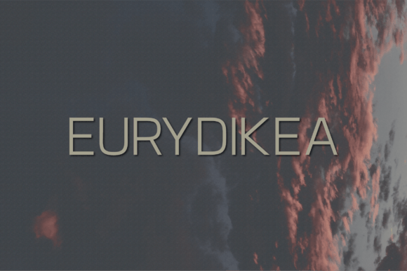 Eurydikea: The Modern Sans Serif Typeface for Crafters