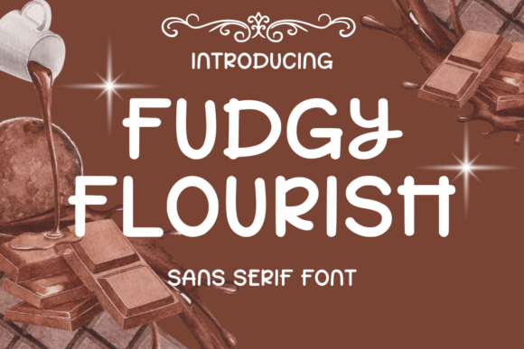 Fudgy Flourish: A Playful Sans Serif Typeface for Web