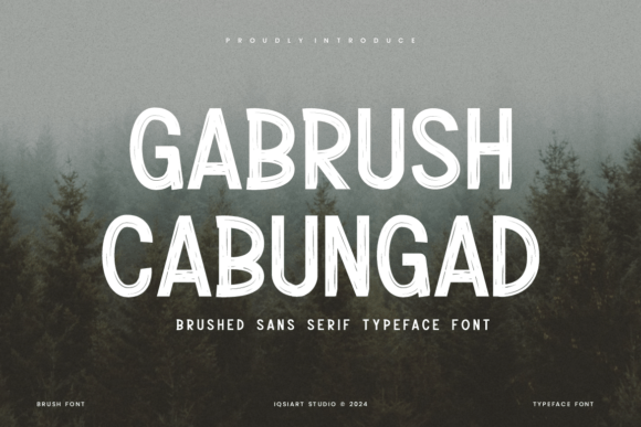Gabrush Cabungad Font for Bold Web Headlines