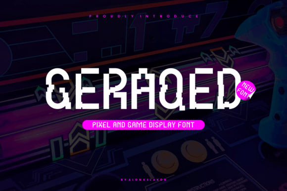 Geraqed Font: Modern Whimsy for Digital Campaigns
