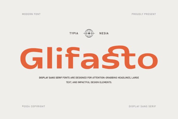 Glifasto Typeface for Bold Campaign Impact