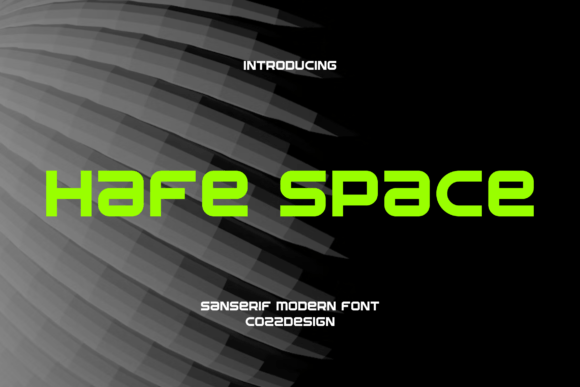 Hafespace: A Bold Sans Serif Font for Branding