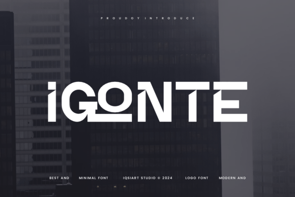 Igonte: A Sharp Sans Serif Font for Web Design