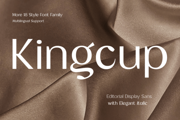 Kingcup: Elegant Sans Serif Font for Web Design