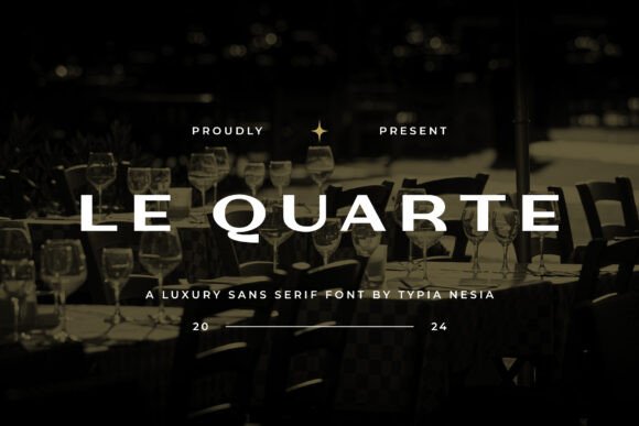 Le Quarte: A Luxury Typeface for Editorial Design