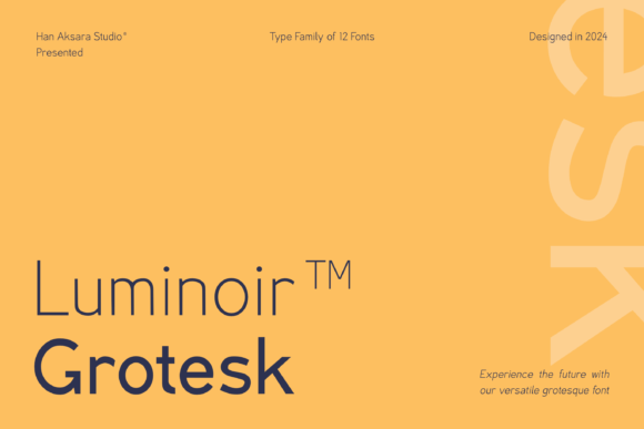 Luminoir Grotesk: A Premium Variable Sans Serif Typeface