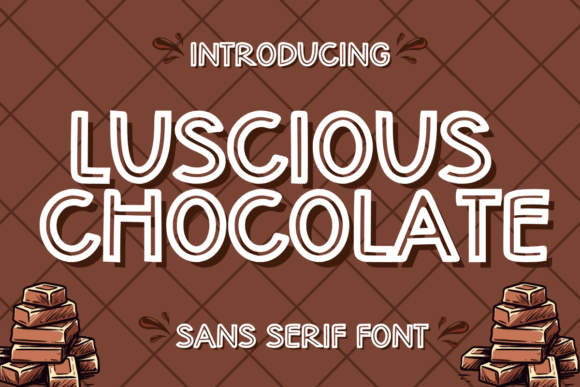 Luscious Chocolate Font for Bold Campaigns