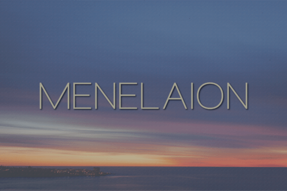 Menelaion: The Modern Sans Serif Typeface for Digital Brands