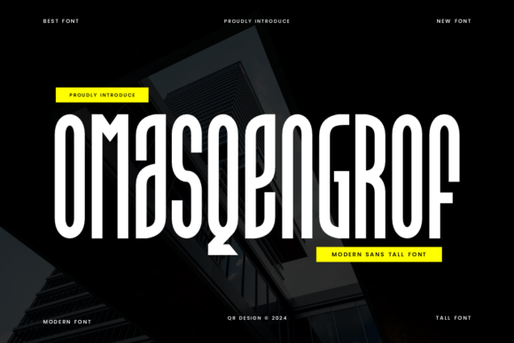 Omasqengrof: A Bold Sans Serif Typeface for Modern Web Design