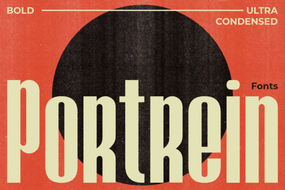 Portrein Typeface for Modern Editorial Design