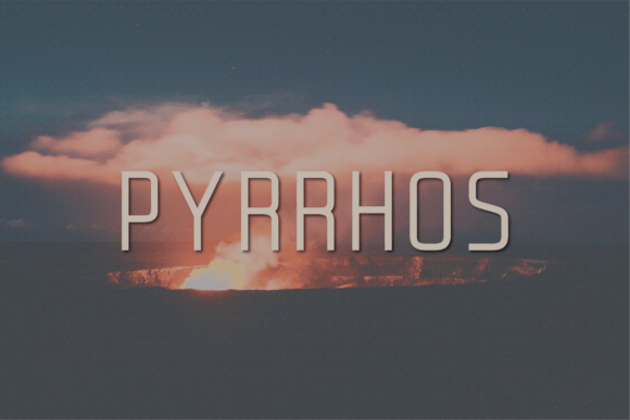 Pyrrhos: A Modern Typeface for Digital Clarity