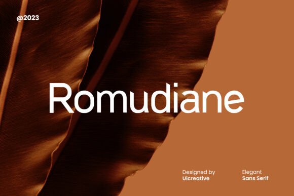 Romudiane: The Elegant Sans Serif Typeface for Modern Brands