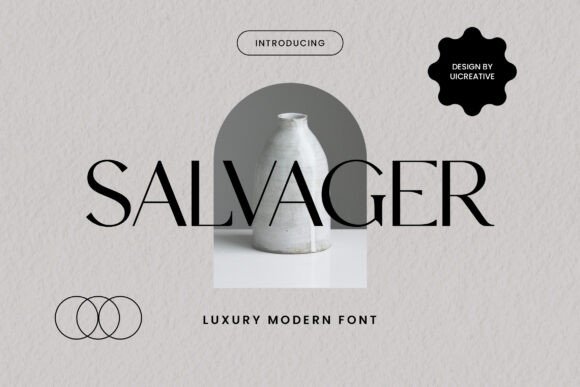 Salvager: A Timeless Sans Serif Typeface for Editorial Design