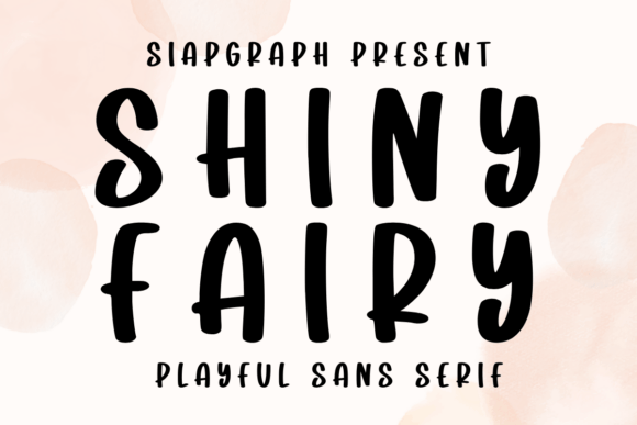 Shiny Fairy Font for Bold Social Media Design