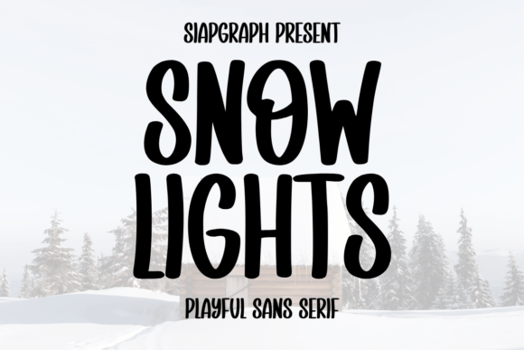 Snow Lights Font for Bold Business Branding