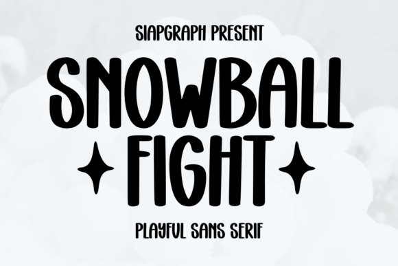 Snowball Fight: A Bold Sans Serif Font for Web Design