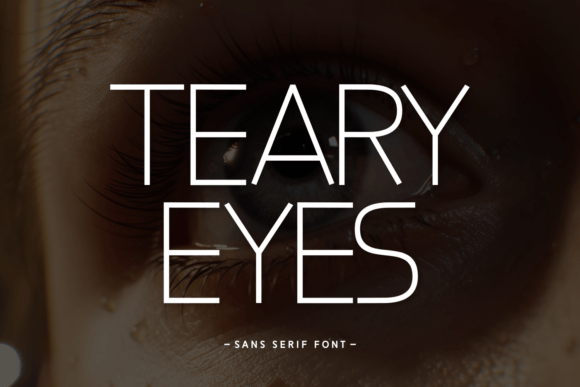 Teary Eyes Font for Modern Web Design