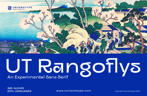 Ut Rangoflys Typeface for Modern Branding